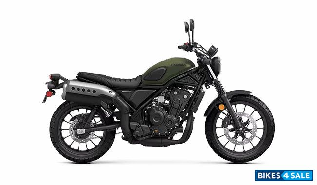 Honda 2023 SCL500 Matte Green Laurel Metallic