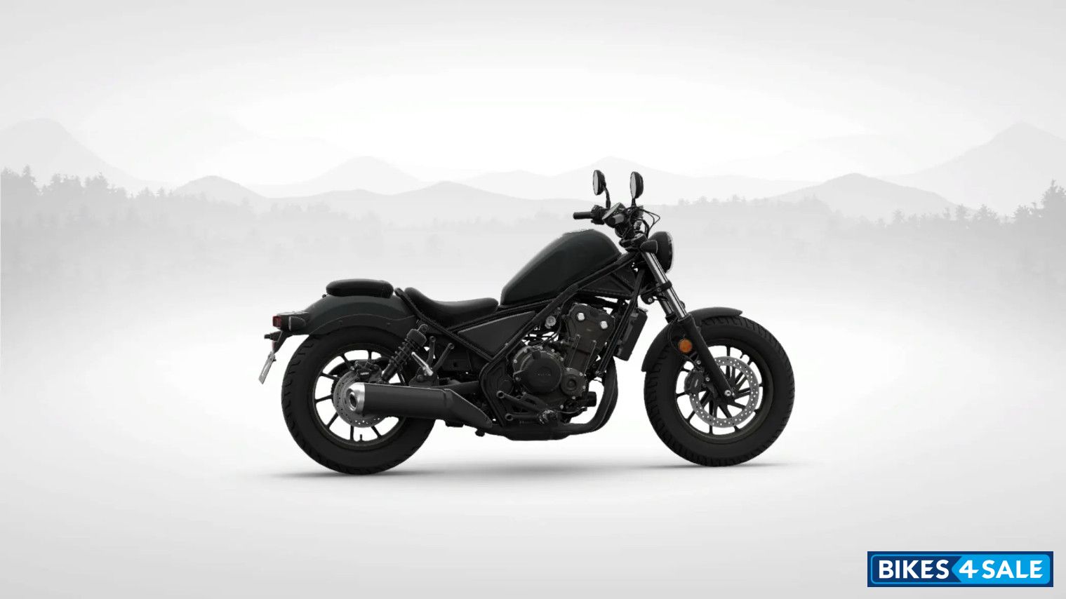 Honda 2024 CMX500 Rebel - Matte Gunpowder Black Metallic