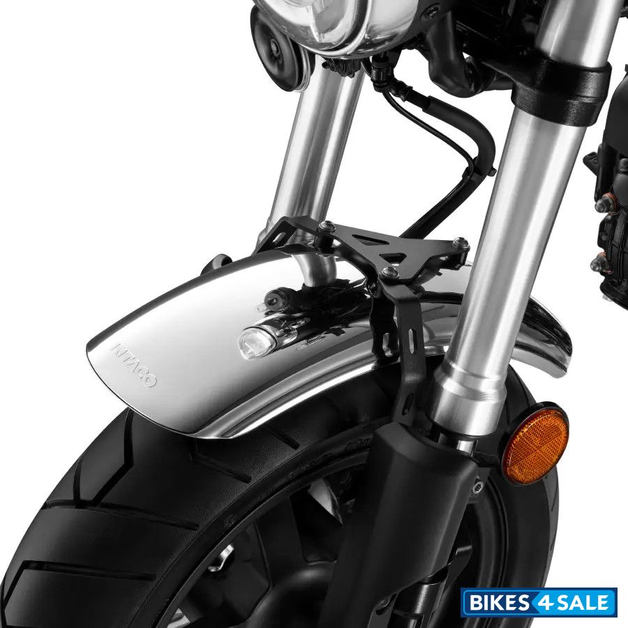 Honda Dax 1978 Special Edition Kitaco Front Fender Chrome and Reflector Set