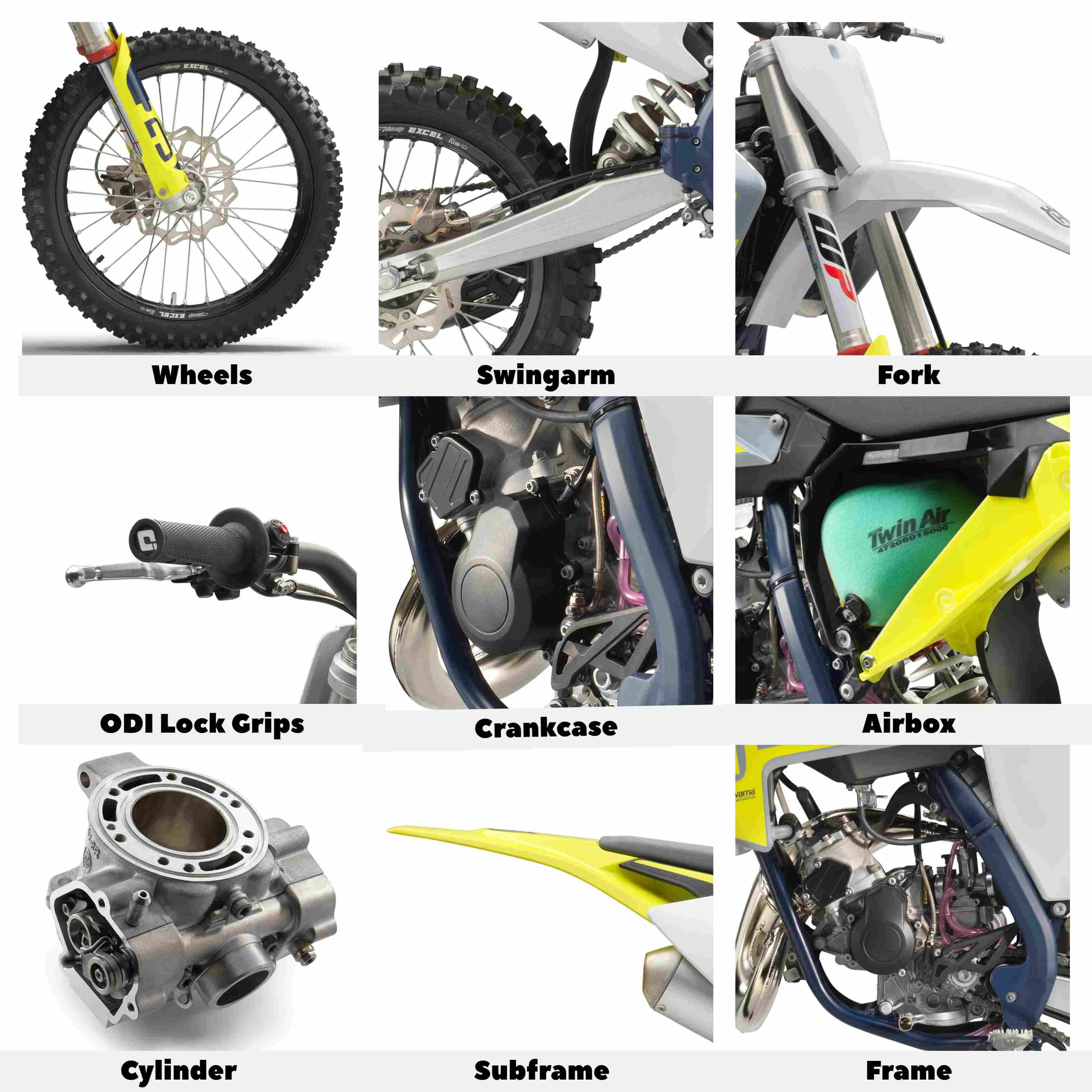 Husqvarna 2024 TC 85 19/16 Features