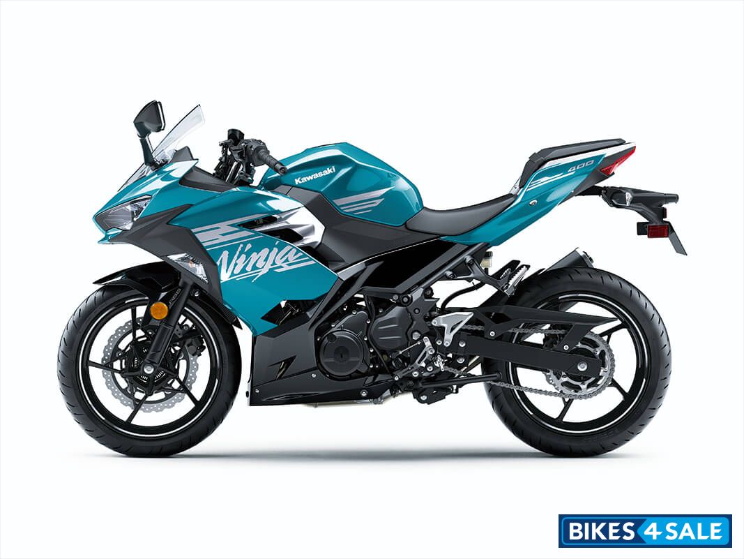 Kawasaki 2021 Ninja 400 ABS Pearl Nightshade Teal/Metallic Spark Black