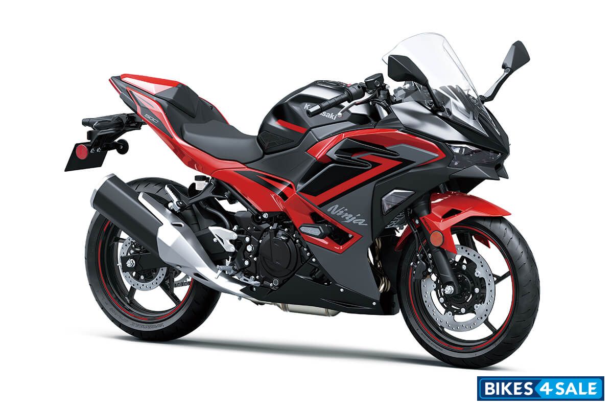 Kawasaki 2024 Ninja 500 - Passion Red/Metallic Flat Spark Black/Metallic Matte Dark Gray