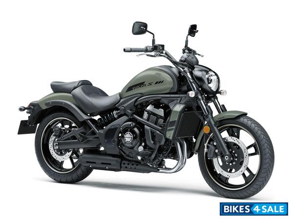 Kawasaki 2024 Vulcan S Pearl Matte Sage Green/Metallic Flat Spark Black
