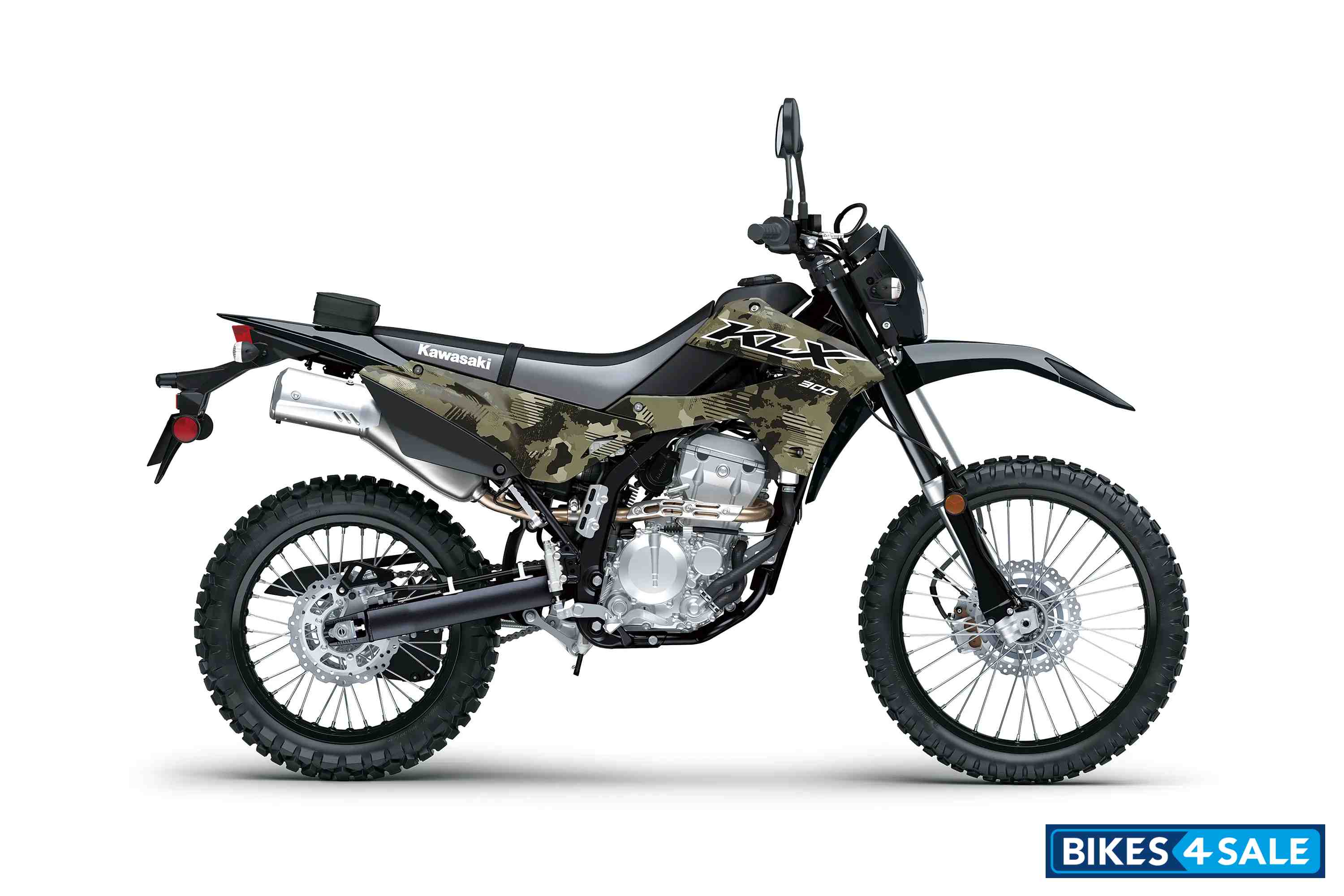 Kawasaki KLX 300 2025 Cypher Camo Beige/Ebony