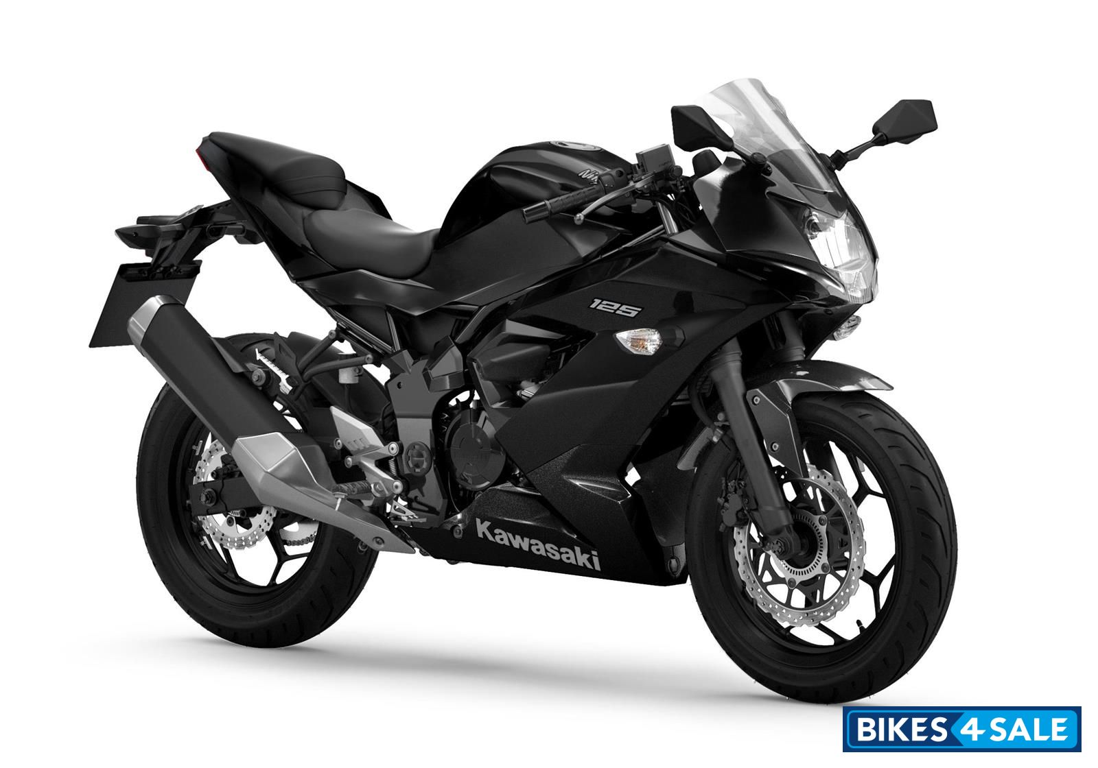 Kawasaki Ninja 125 2022 - Metallic Spark Black / Metallic Flat Spark Black