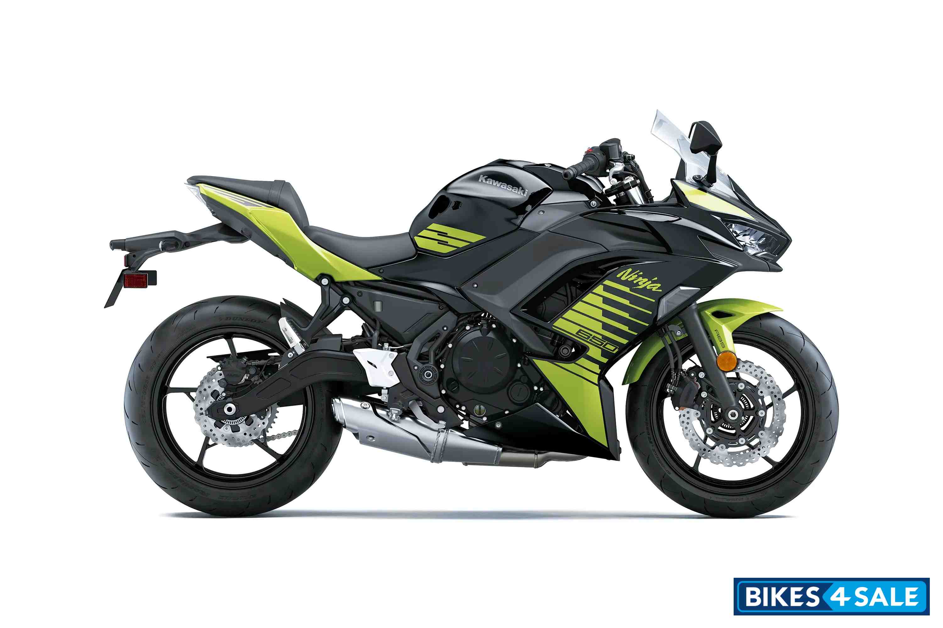 Kawasaki Ninja 650 2026 Metallic Yellowish Green/Metallic Spark Black