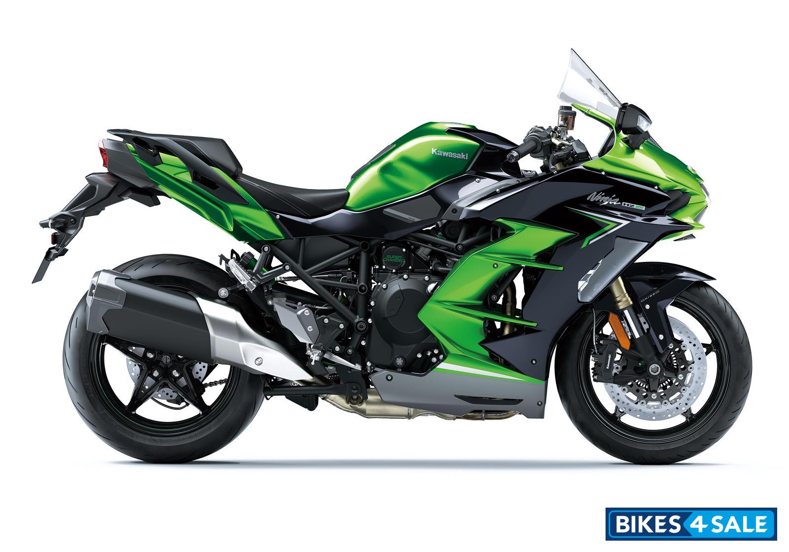 Kawasaki Ninja H2 SX 2022 - Emerald Blazed Green / Metallic Diablo Black / Metallic Graphite Grey