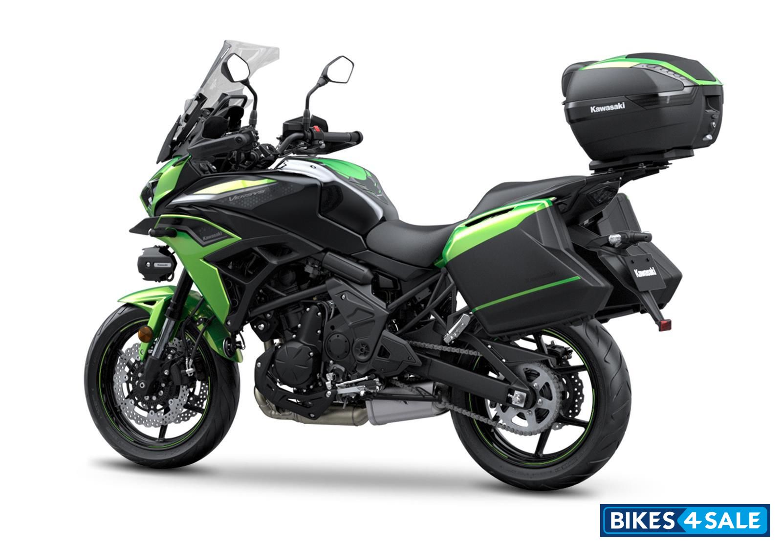 Kawasaki Versys 650 Grand Tourer 2022 - Candy Lime Green / Metallic Flat Spark Black / Metallic Spark Black
