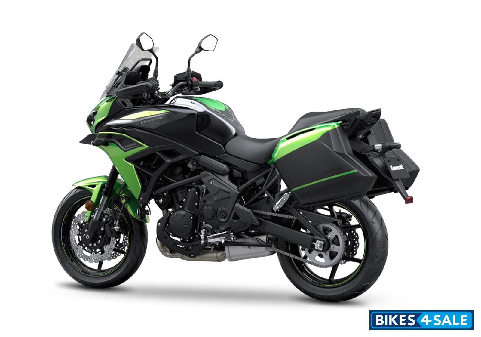Kawasaki Versys 650 Tourer 2022 - Candy Lime Green / Metallic Flat Spark Black / Metallic Spark Black