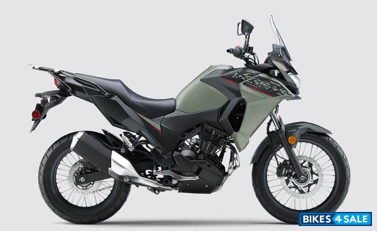 Kawasaki Versys-X 300 2023 - Pearl Matte Sage Green/Metallic Matte Carbon Gray