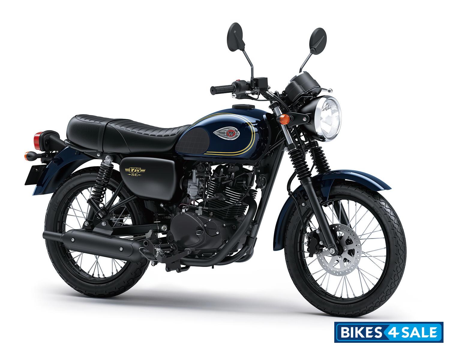 Kawasaki W175 SE Metallic Ocean Blue