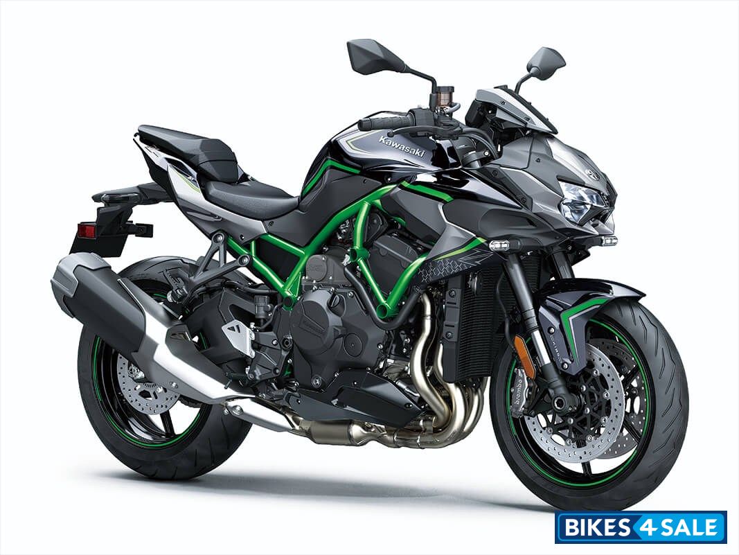 Kawasaki Z H2 Metallic Spark Black/Metallic Graphite Gray/Mirror Coated Spark Black