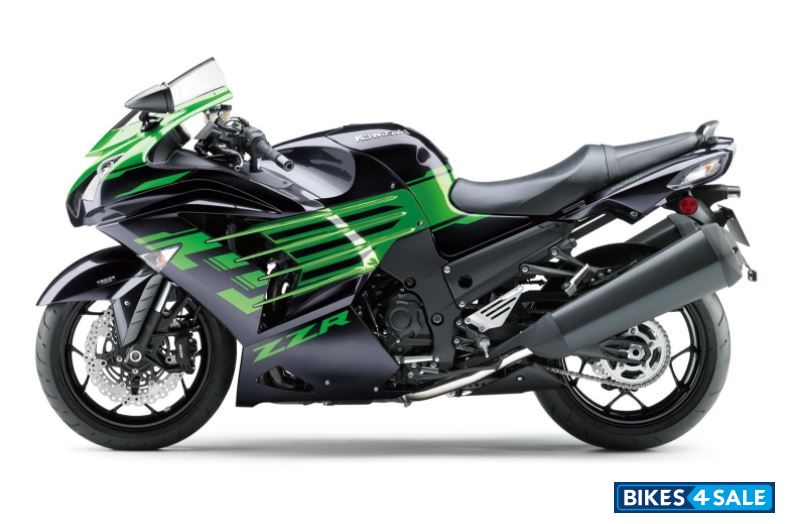Kawasaki ZZR1400 Metallic Diablo Black / Golden Blazed Green