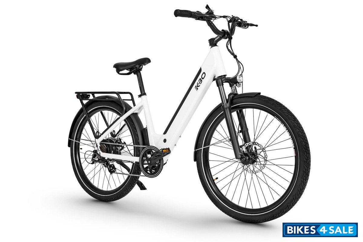 KBO Step-Thru Commuter Electric Bike White