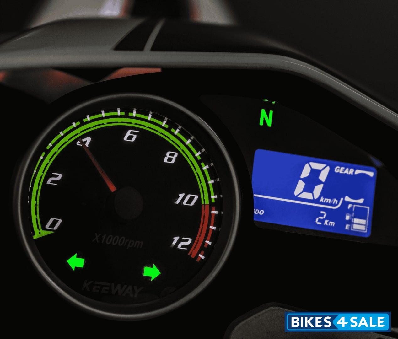 Keeway TX 150 Speedometer gauge and digital display