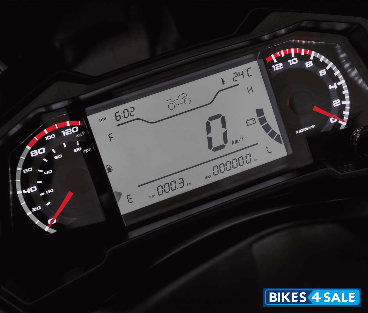 Keeway Vieste 200 Large digital display