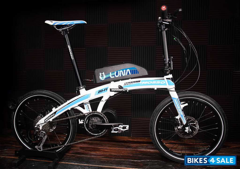 Luna Folding Ebike Blue