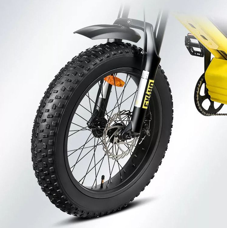 Mankeel MZ-12 Folding Electric Bike - All terrain tires