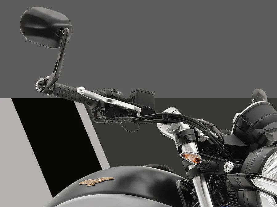 Moto Guzzi V9 Bobber Special Edition - Handlebar side mirrors
