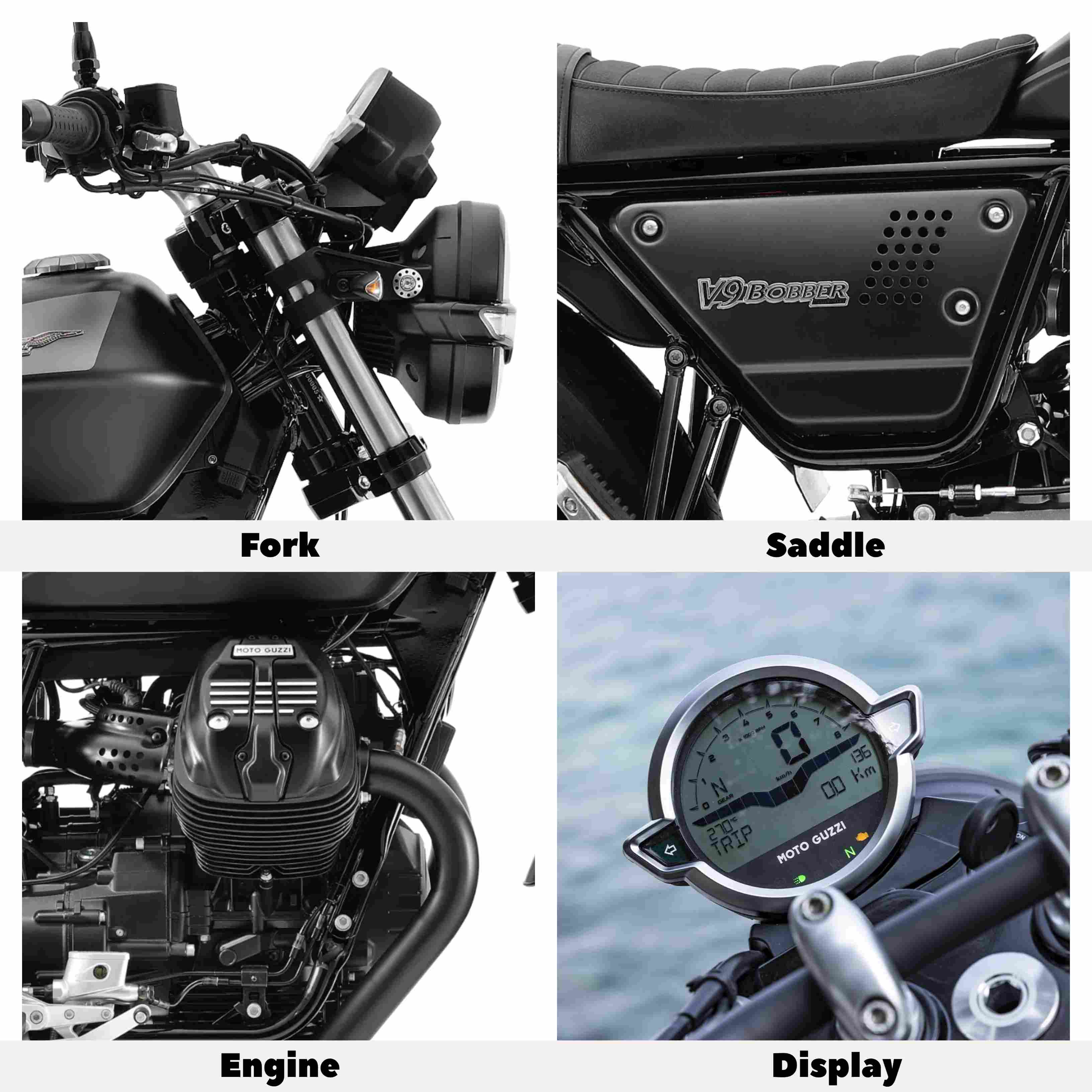 Moto Guzzi V9 Bobber Features