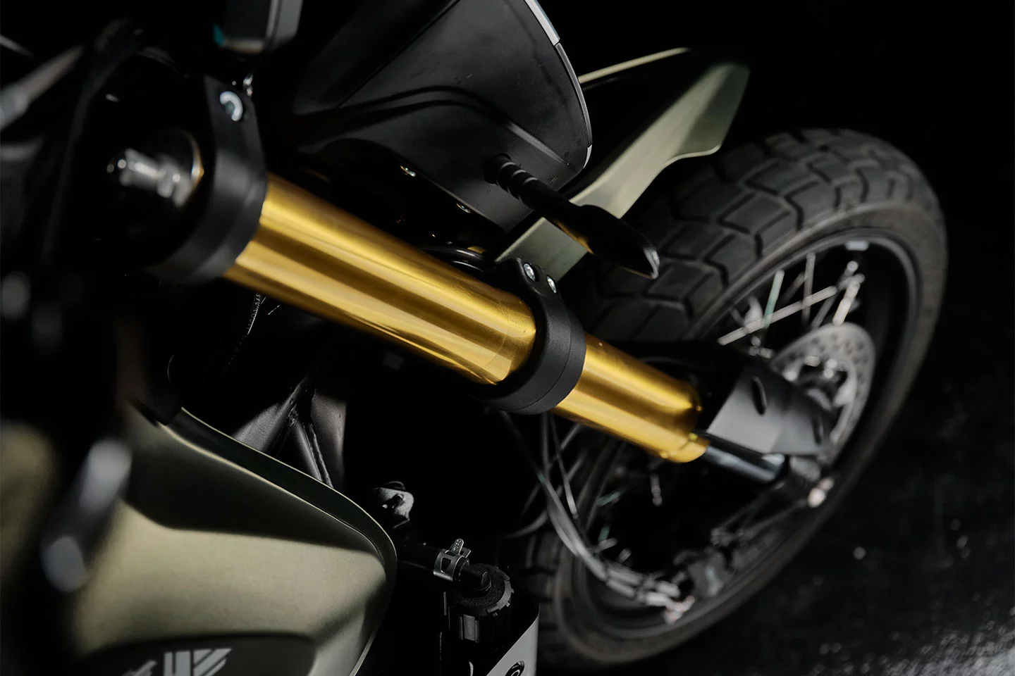 Moto Morini Seiemmezzo SCR Gold Fork And Suspensions