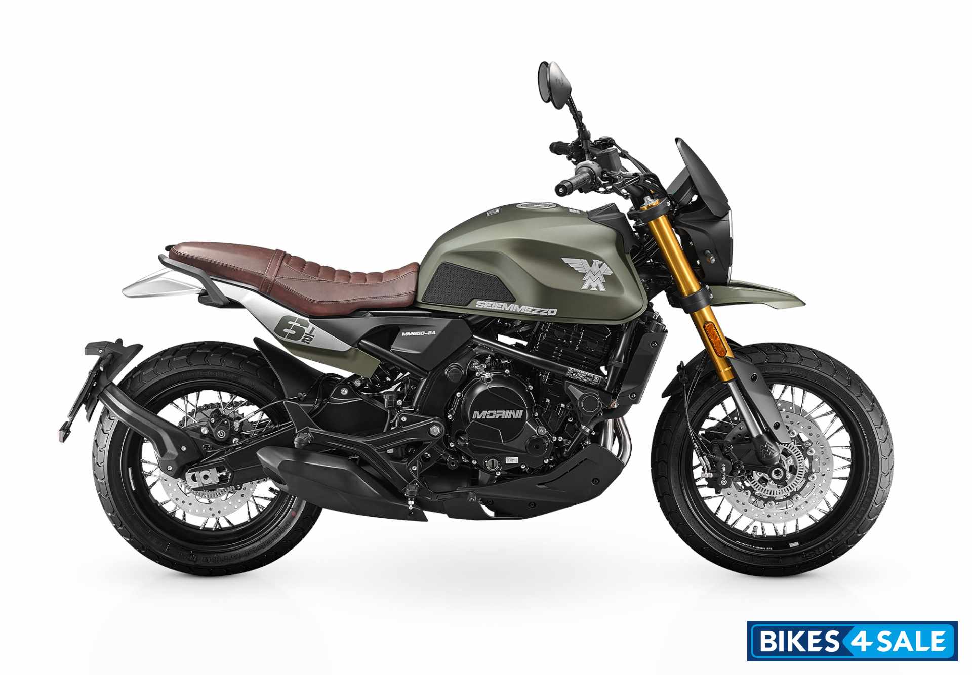 Moto Morini Seiemmezzo SCR Navy Green