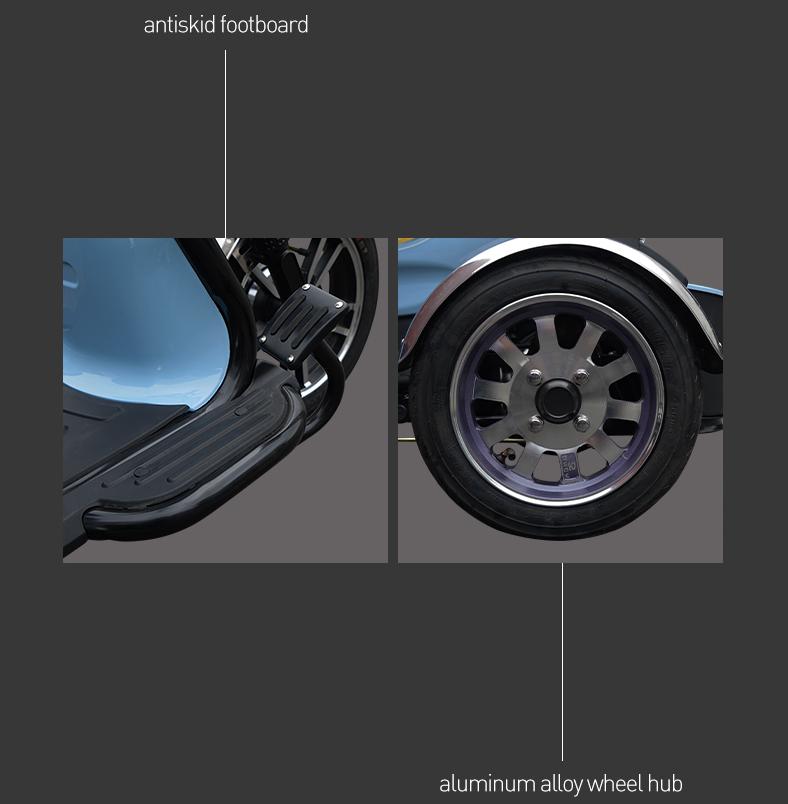 NWOW ERV Mini Footboard and aluminium alloy hub