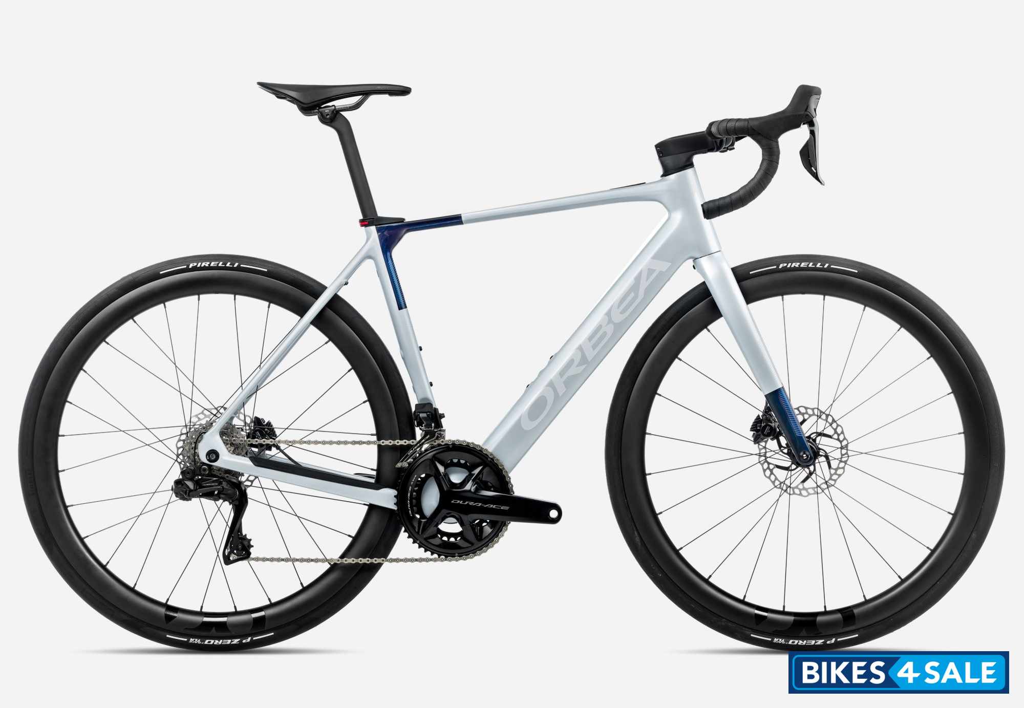 Orbea Gain M10i Halo Silver (Matt) - Blue Carbon View (Gloss)