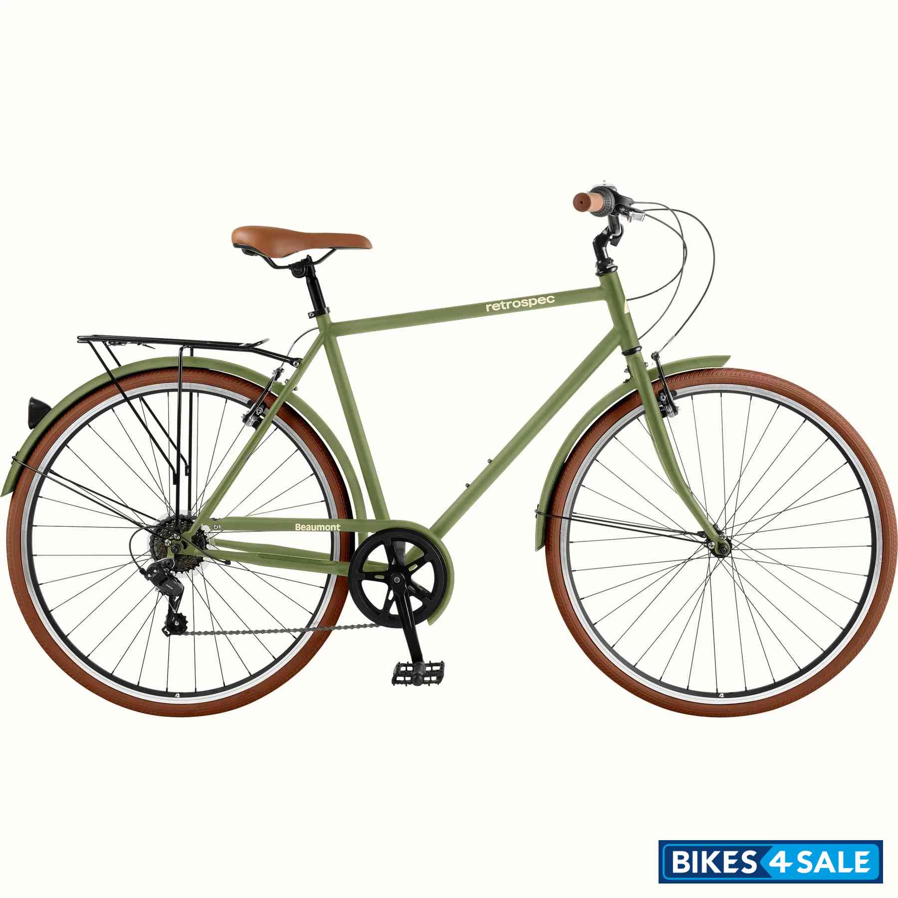 Retrospec Beaumont 7 Speed Matte Olive Drab