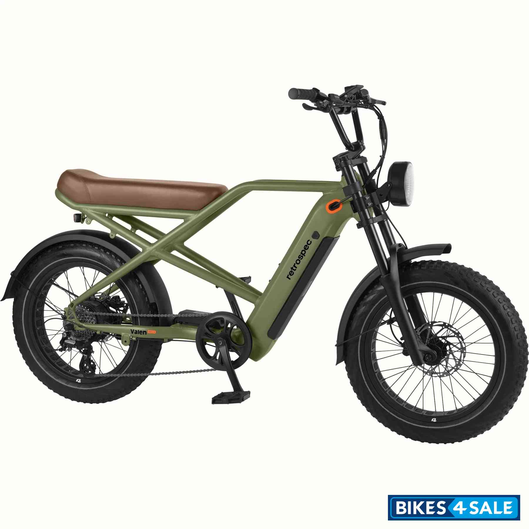 Retrospec Valen Rev Plus Fat Tire Matte Olive Drab