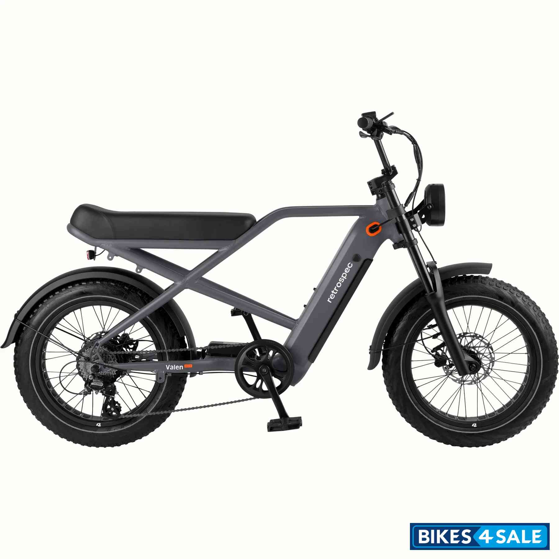 Retrospec Valen Rev Plus Fat Tire Matte Black