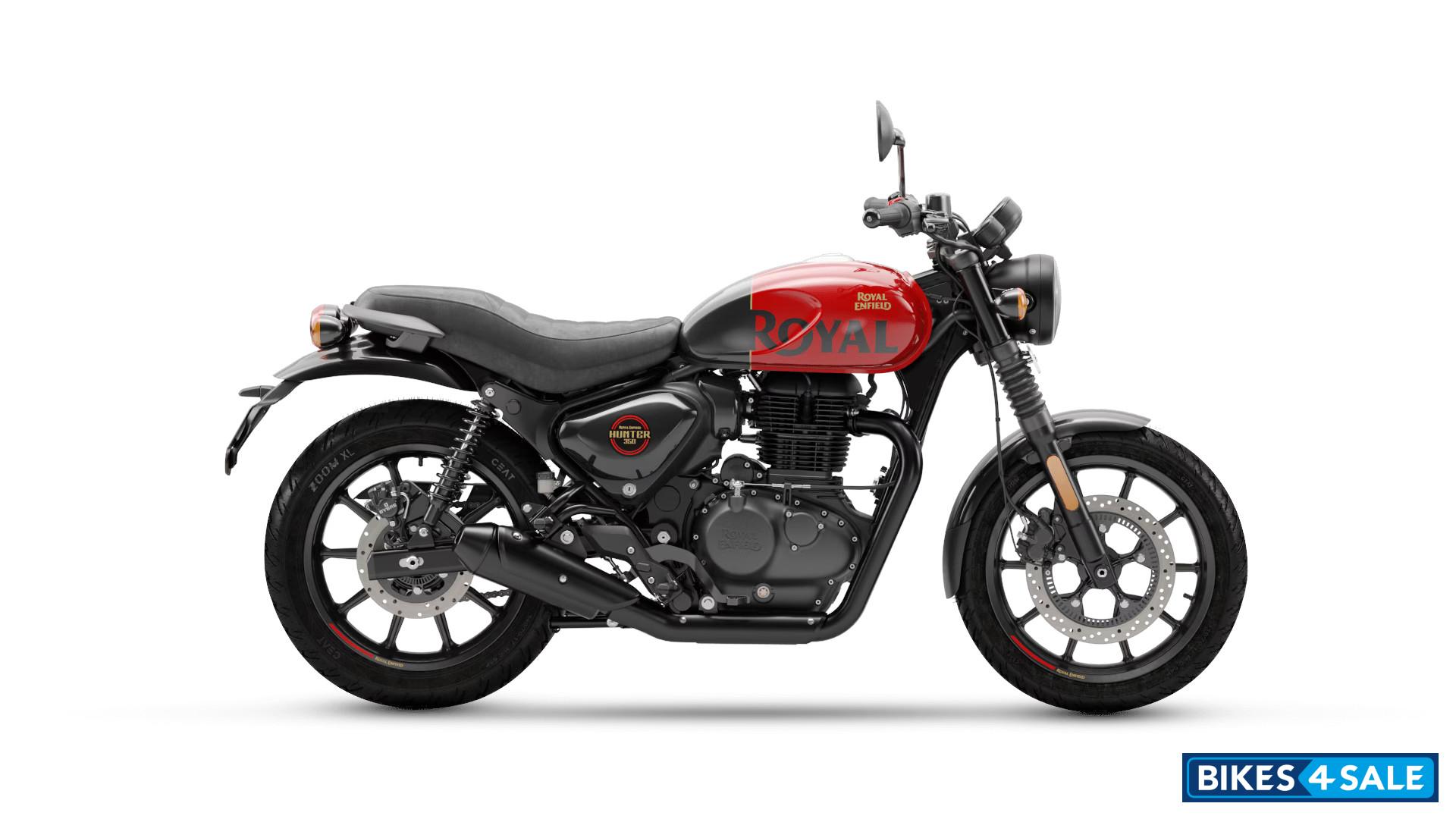 Royal Enfield Hunter 350 Rebel Red