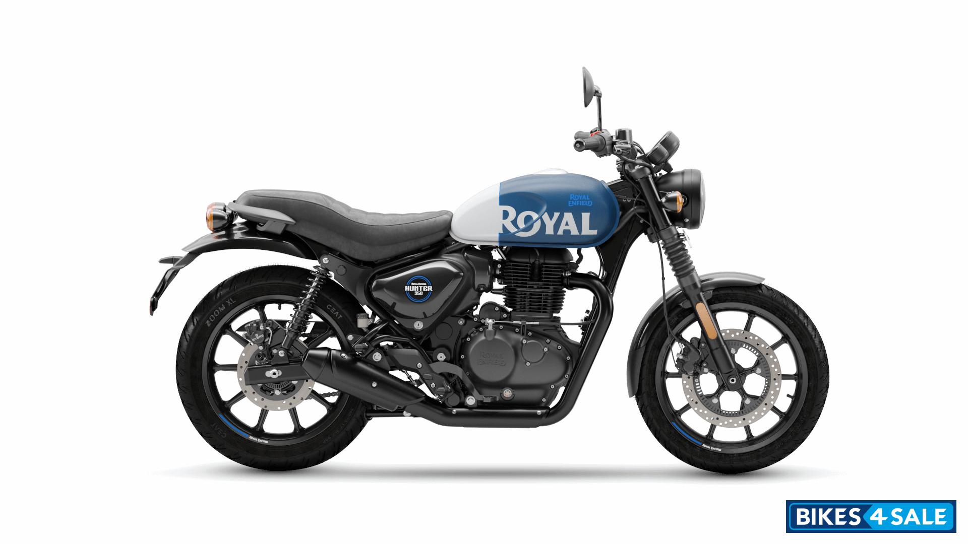 Royal Enfield Hunter 350 Rebel Blue