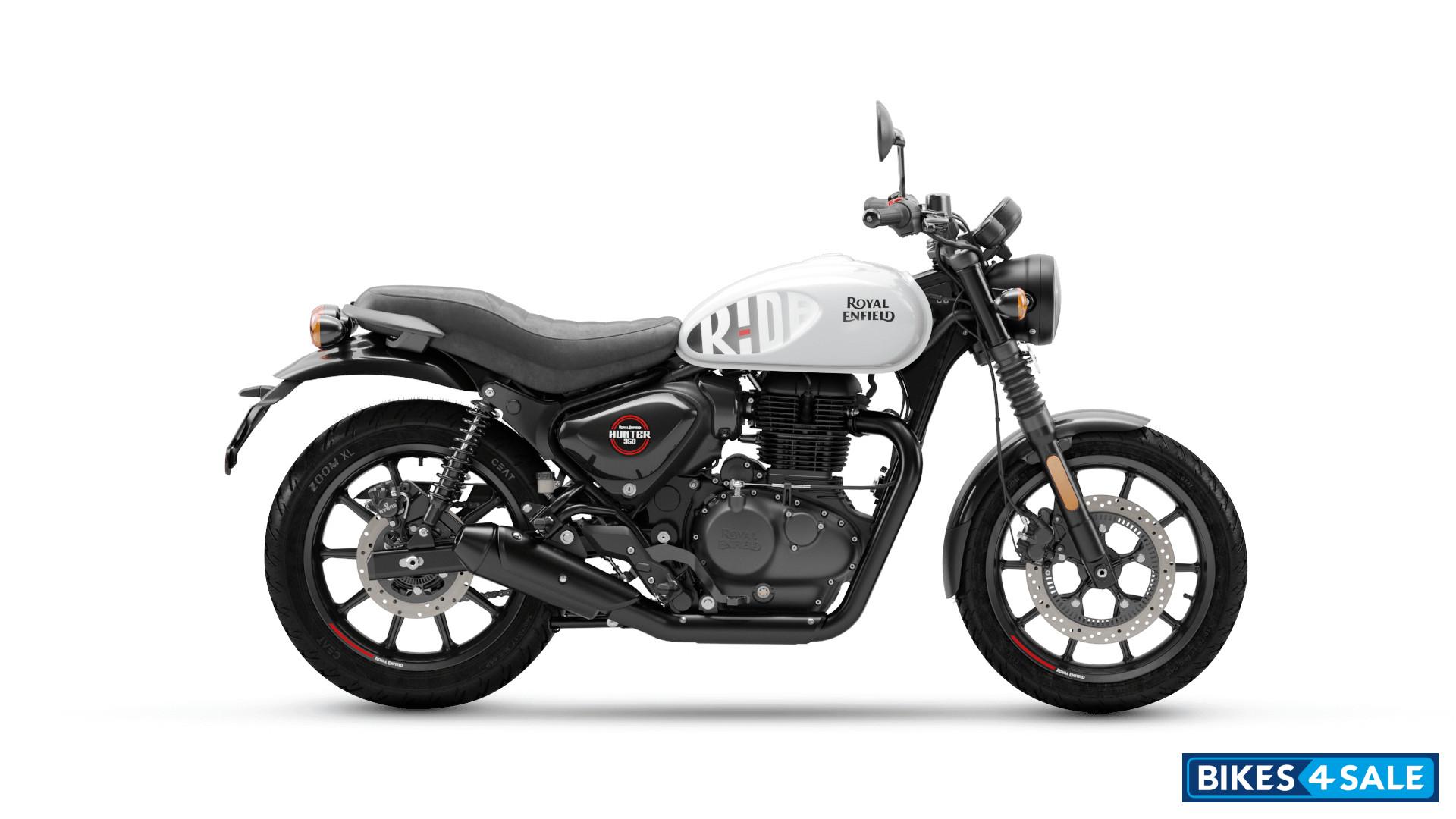 Royal Enfield Hunter 350 Dapper White