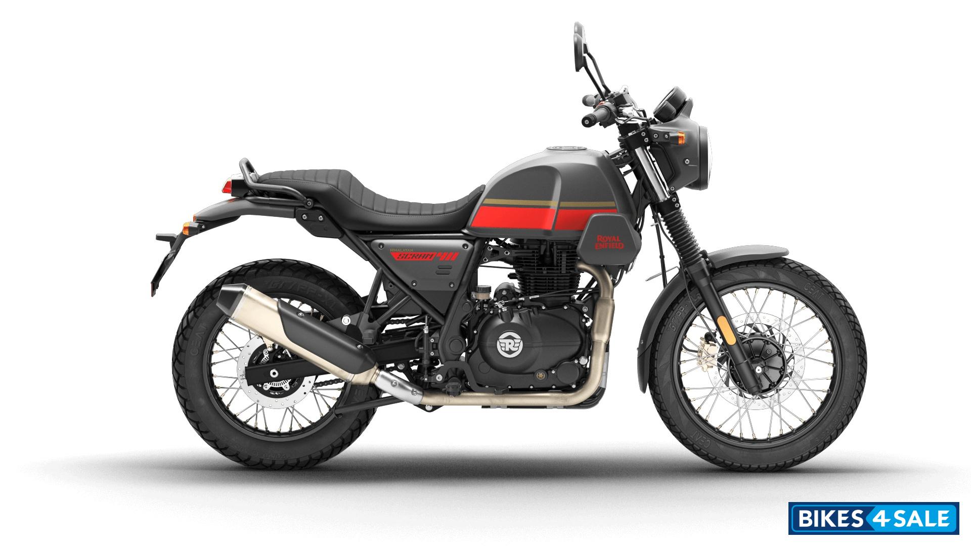 Royal Enfield Scram 411 Blazing Black