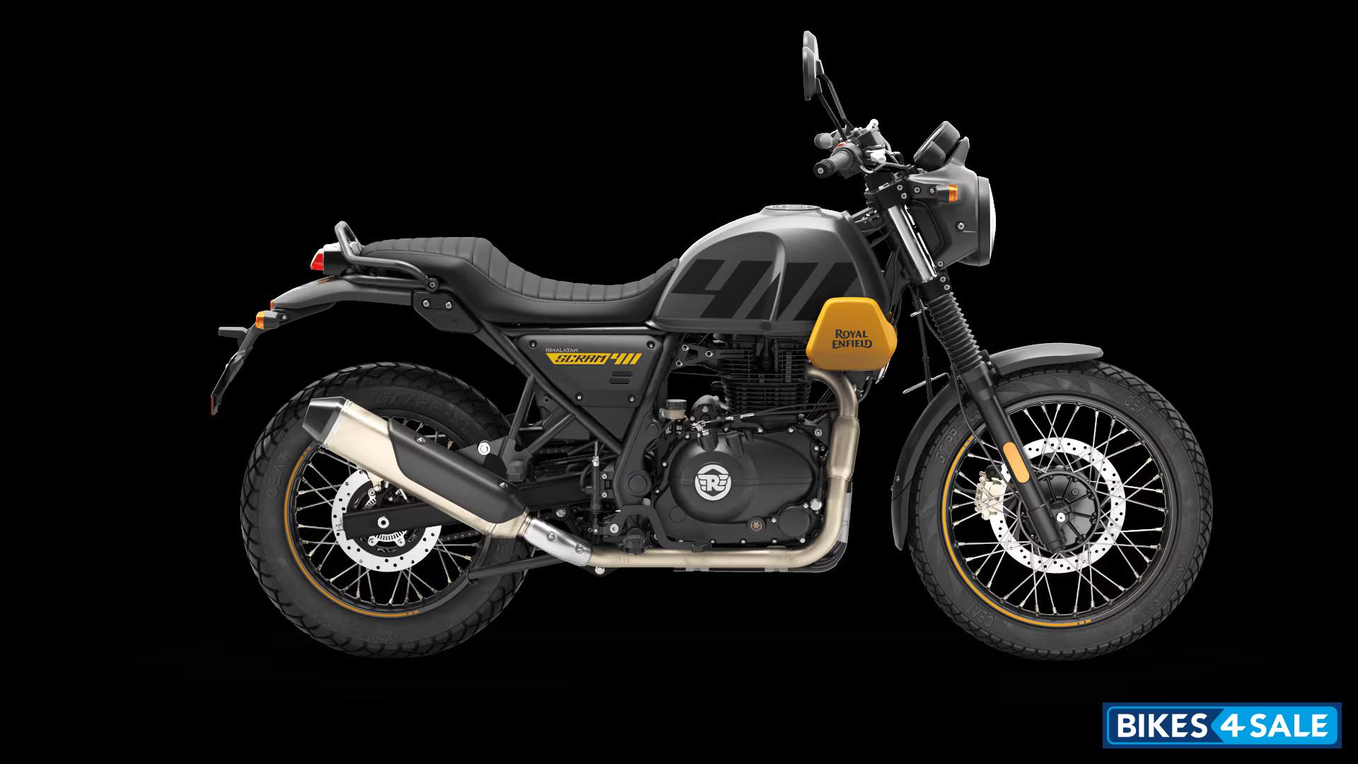 Royal Enfield Scram 411 Graphite Yellow