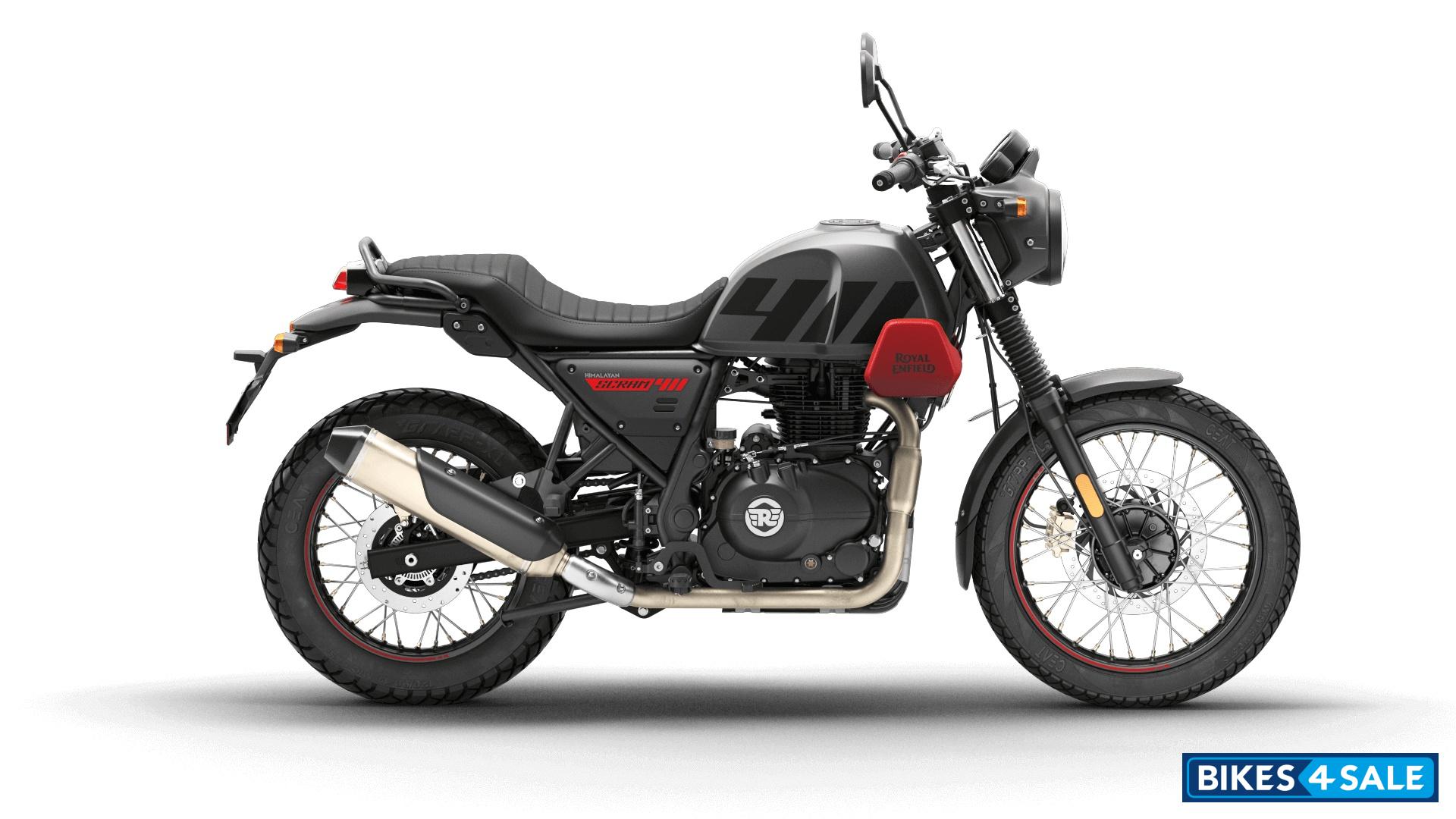 Royal Enfield Scram 411 Graphite Red