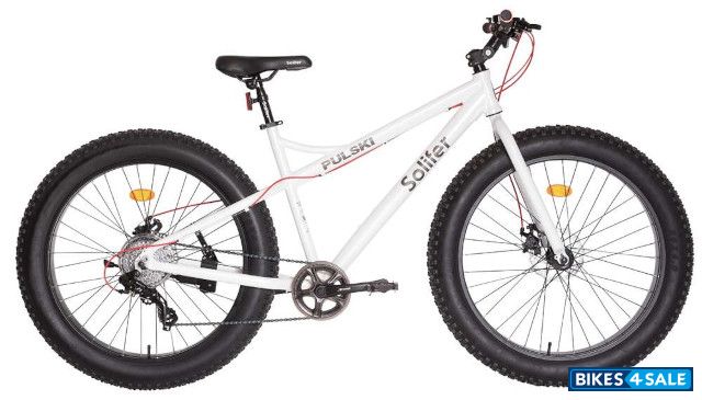 Solifer Pulski 8-year Fatbike 26 x 4 white with disc brakes