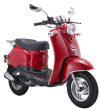 Solifer Retro 4-stroke red with rear cabinet