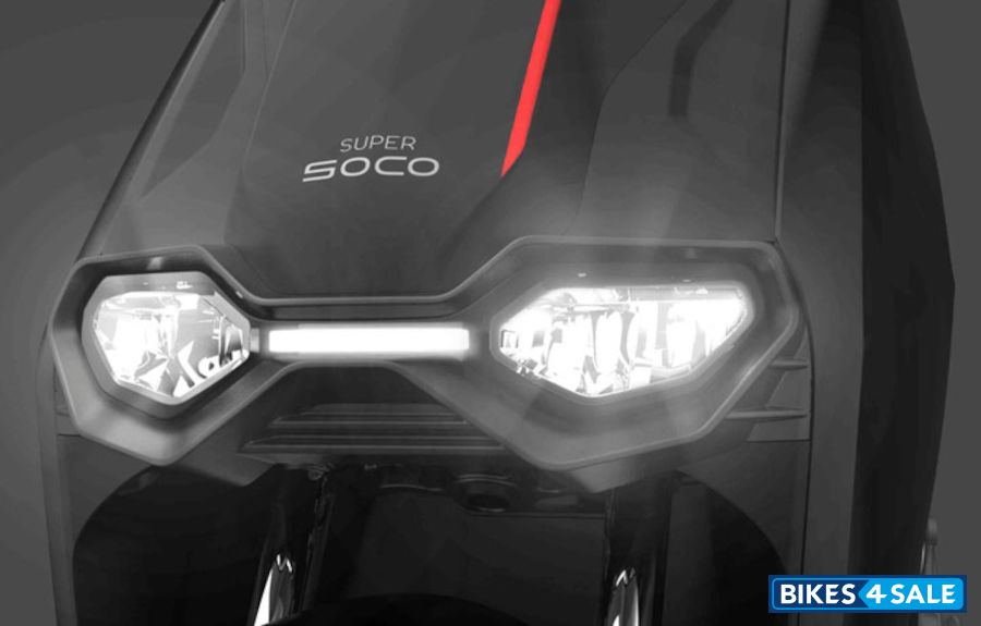 Super Soco CPx LED Headlights with DRL