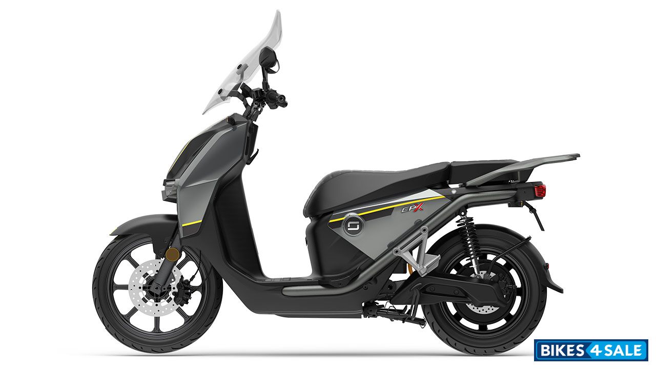 Super Soco CPx electric scooter USA long range commuter electric moped delivery use