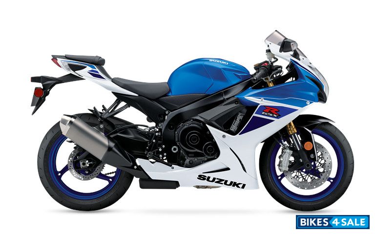 Suzuki 2024 GSX-R750 Pearl Brilliant White / Metallic Triton Blue