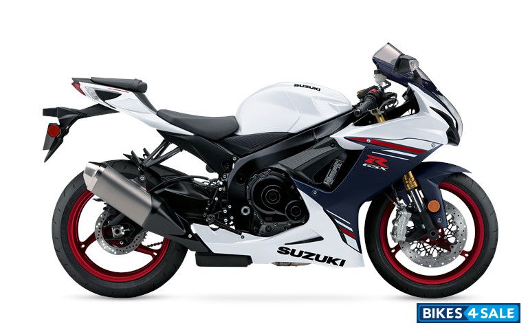 Suzuki 2024 GSX-R750 Pearl Brilliant White / Metallic Matte Stellar Blue