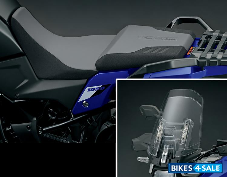 Suzuki 2024 V-Strom 1050 Variable Height Seat and Screen