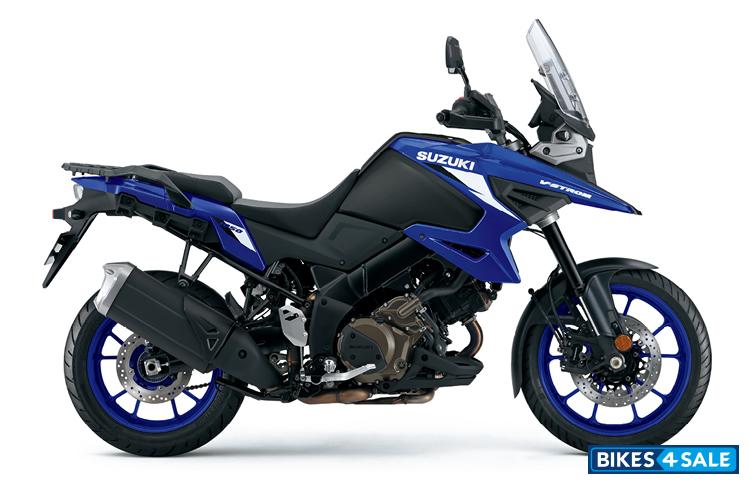 Suzuki 2024 V-Strom 1050 Pearl Vigor Blue / Metallic Mat Black
