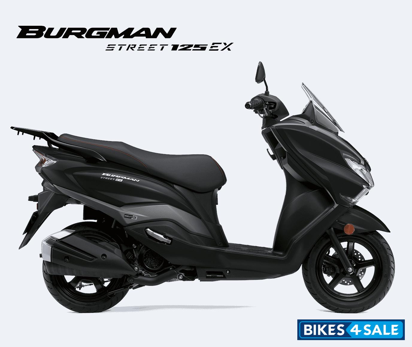 Suzuki Burgman Street 125EX 2023 - Metallic Mat Black No.2 (YKV)