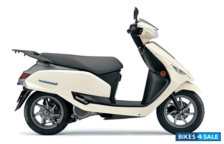 Suzuki e-Address Pearl Grace White - Metallic Mat Fibroin Gray (C1B)