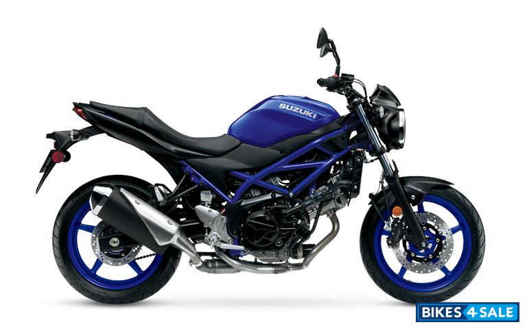 Suzuki SV650 ABS 2026 Pearl Vigor Blue / Metallic Matte Black No.2