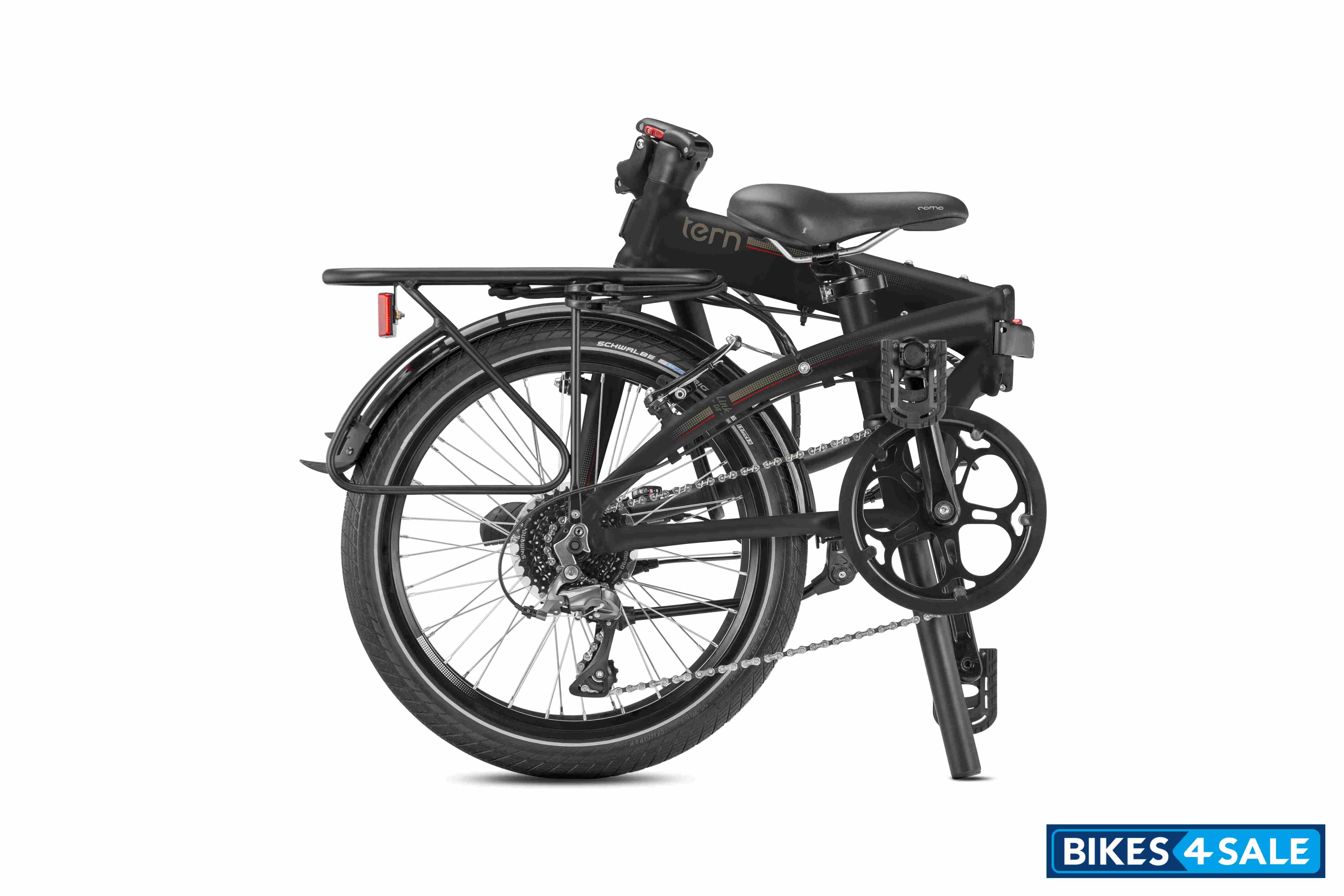 Tern Link D8 Matte Black/Grey/Red