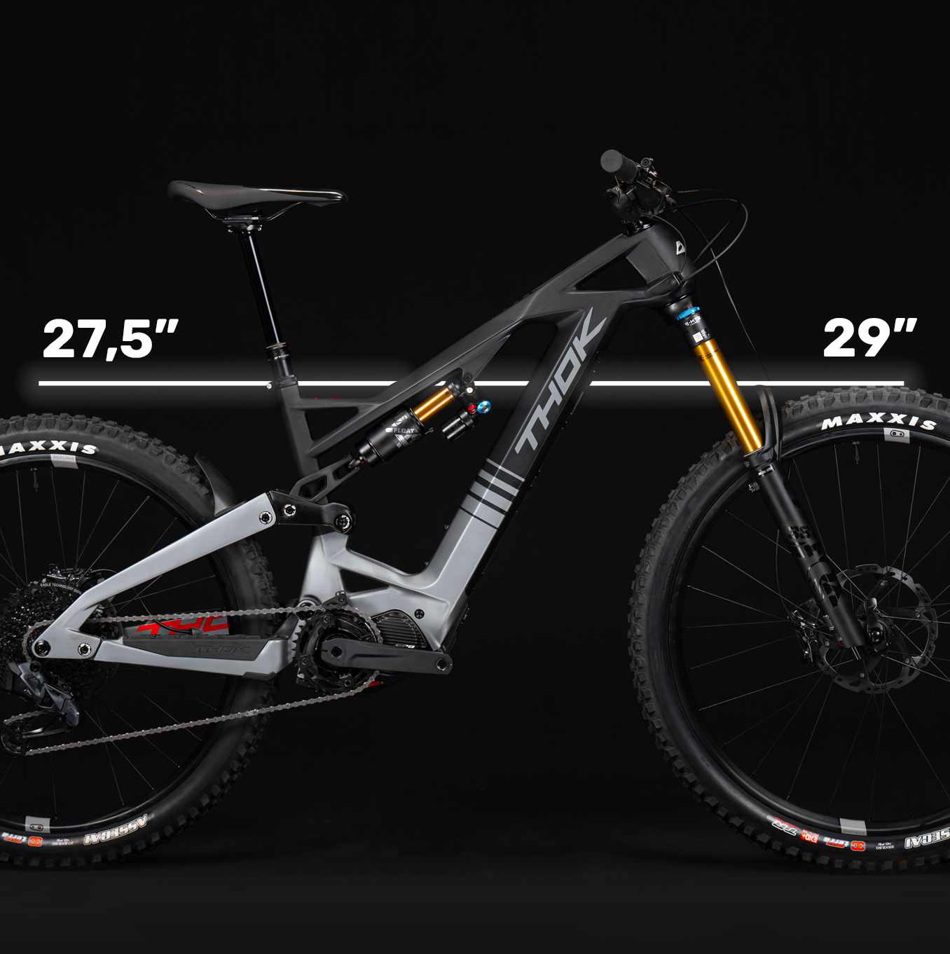 THOK Gram-RC Mullet wheels